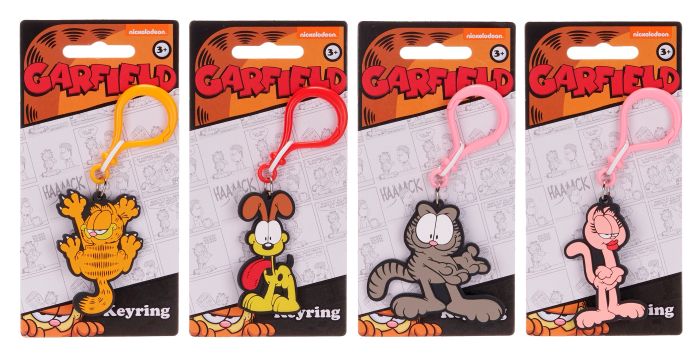 GARFIELD Portachiavi in Gomma 4ass…x288